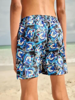 Next Blue Sonic Swim Shorts (3-16yrs)^BOY Swimwear