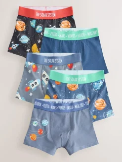 Next Junior Character Trunks 5 Pack (1.5-16yrs)^BOY Underwear