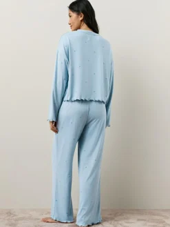 Next Heart Soft Long Sleeve Pyjamas^Women Pyjamas|Nightwear