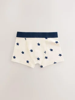 Next Blue Stars and Stripes Trunks 10 Pack (1.5-16yrs)^BOY Underwear