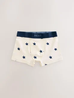 Next Blue Stars and Stripes Trunks 10 Pack (1.5-16yrs)^BOY Underwear