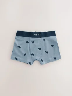 Next Blue Stars and Stripes Trunks 10 Pack (1.5-16yrs)^BOY Underwear