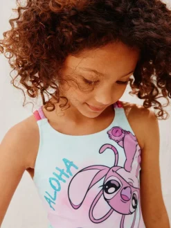 Clearance Next Blue Stitch License Double Strap Swimsuit (3-16yrs)