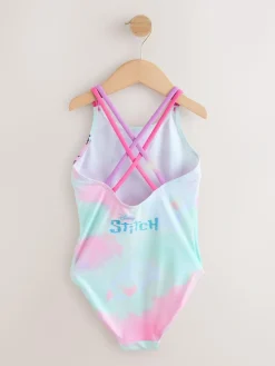 Clearance Next Blue Stitch License Double Strap Swimsuit (3-16yrs)