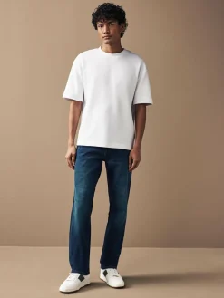 New Next Blue Straight Fit Motionflex Jeans