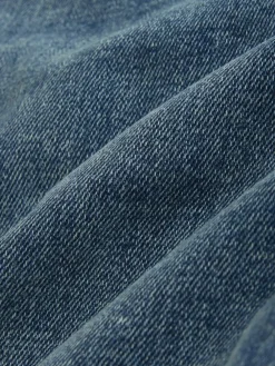 Hot Next Straight Fit Signature Brushed Cosy Denim Jeans With Wool Blue