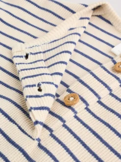 Clearance Next Baby Long Sleeve T-Shirts 4 Pack (0mths-2yrs) Blue Stripe