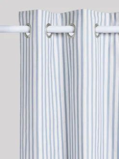 Sale Next Eyelet Blackout Curtains Blue Stripe