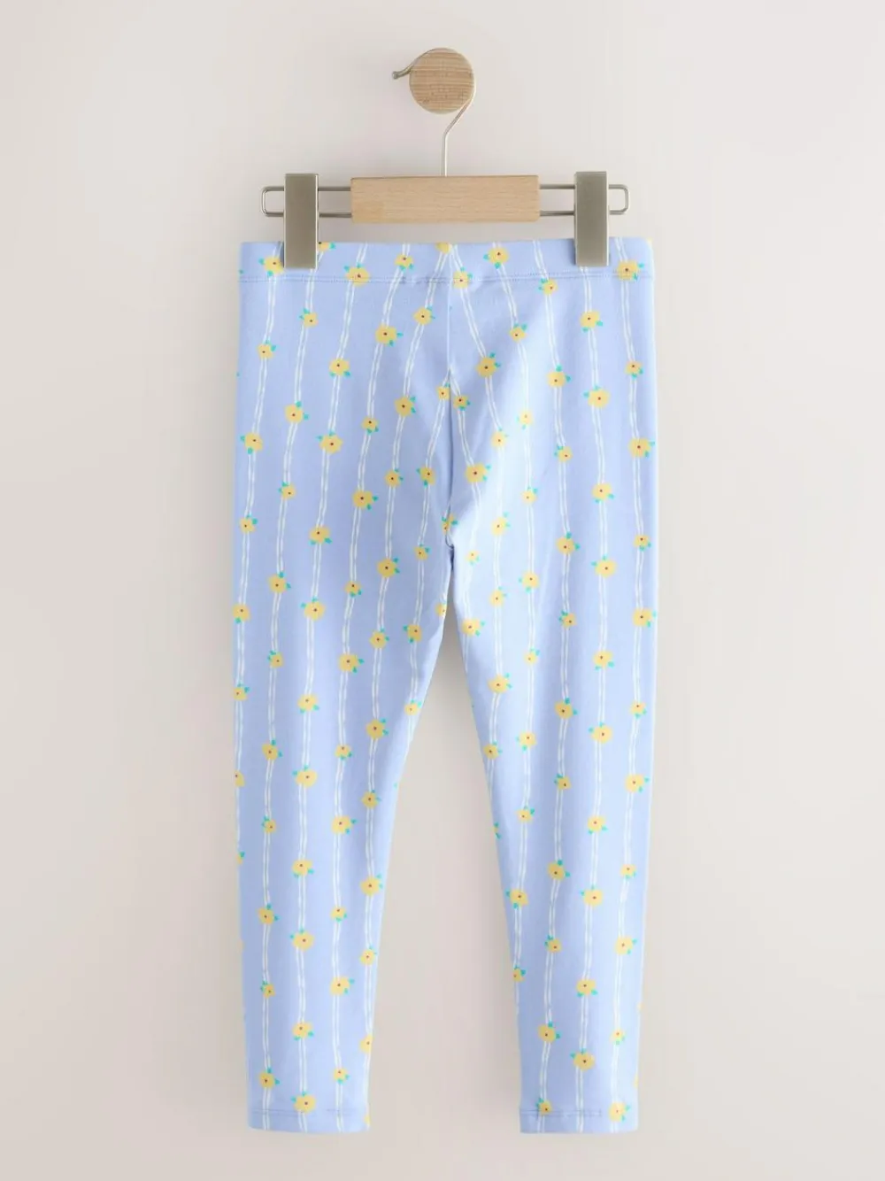 Sale Next Blue Stripe Flower Leggings (3-16yrs)