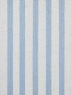 Next Pencil Pleat Blackout Curtains Blue Stripe