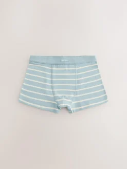 Hot Next Blue Stripe Soft Waistband Trunks 7 Pack (2-16yrs)