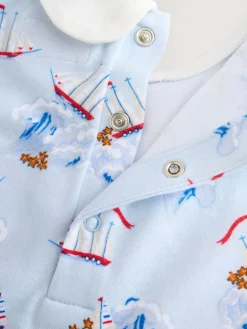 Sale Next Blue Striped Cath Kidston 100% Cotton Baby Dungaree