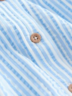 Next Collared Summer Dress (3mths-7yrs) Blue Striped