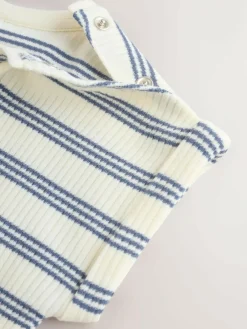 Sale Next Jersey Baby Romper Blue Striped I love my Daddy