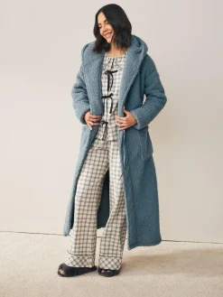 Next Teddy Dressing Gown Blue