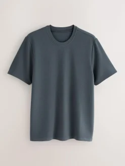 New Next TENCEL™ Modal Blend Short Sleeve Pyjamas Set Blue