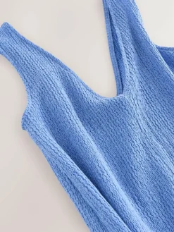 Next Textured Jersey Slip Dress^Women Dresses|Midi Dresses