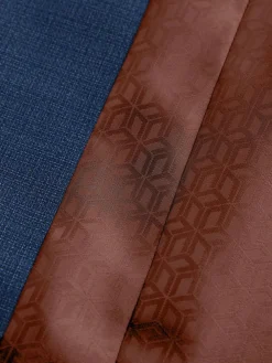 Hot Next Textured Wool Blend Suit Waistcoat Blue