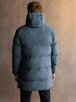 Sale Next ThermoGen Shower Resistant Puffer Jacket Blue
