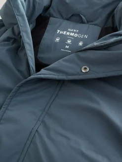 Sale Next ThermoGen Shower Resistant Puffer Jacket Blue