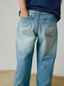 Next Baggy Tapered Authentic Jeans (3-16yrs) Blue Tint