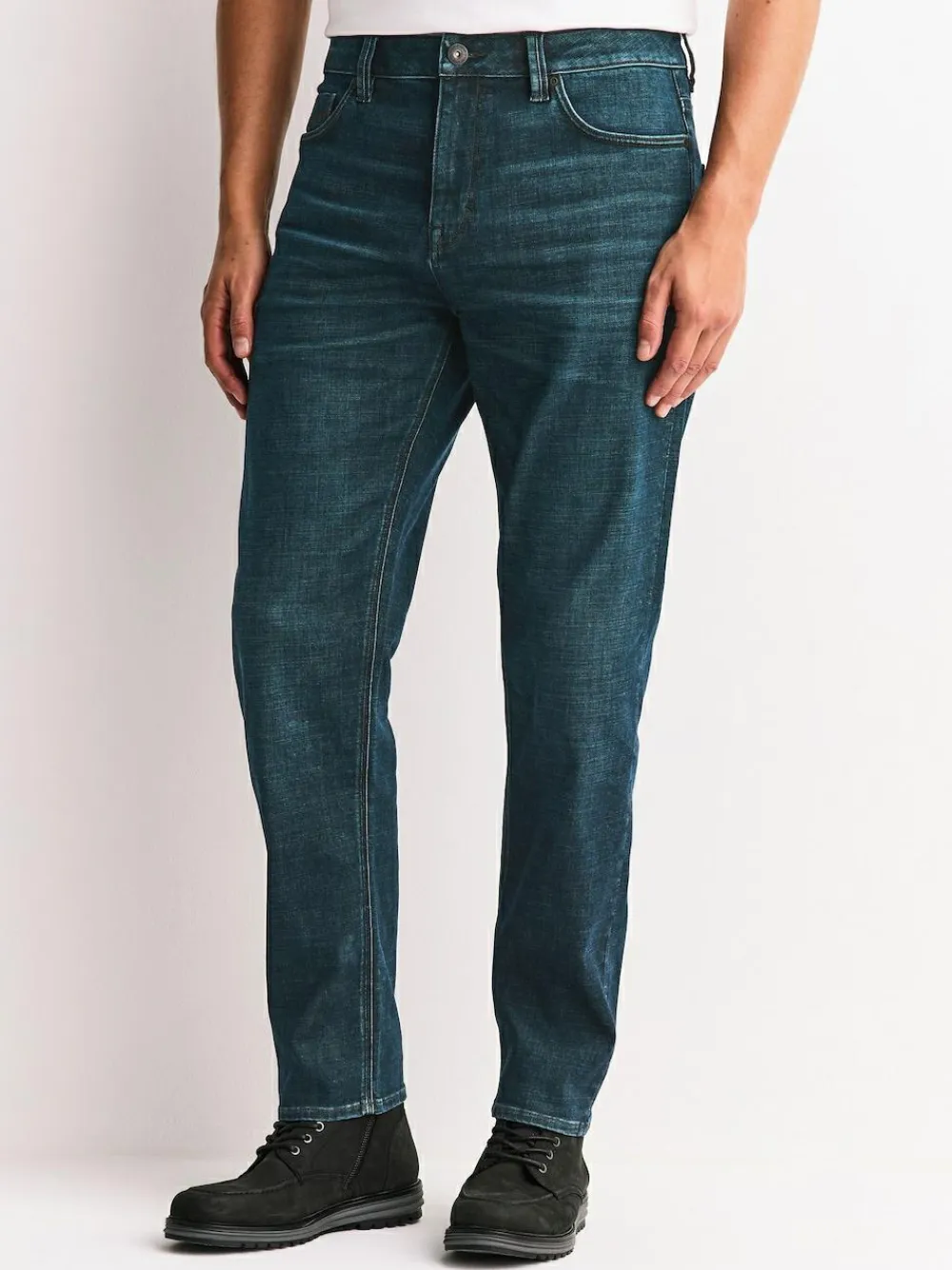 Next Blue Tint Slim Fit Motionflex Jeans^ Jeans|Jeans