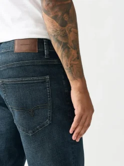 Next Blue Tint Straight Fit Motionflex Jeans^ Jeans|Jeans