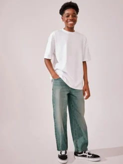 Next Blue Tint Wide Fit Authentic Jeans (3-16yrs)^BOY Jeans|Jeans