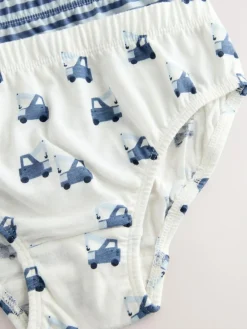 Hot Next Briefs 10 Pack (1.5-10yrs) Blue Transport