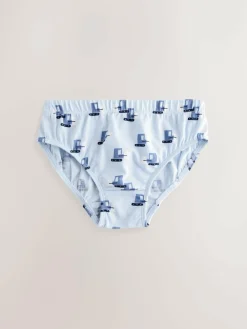 Hot Next Briefs 10 Pack (1.5-10yrs) Blue Transport
