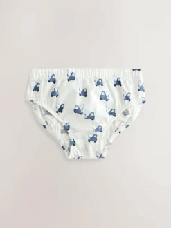 Hot Next Briefs 10 Pack (1.5-10yrs) Blue Transport