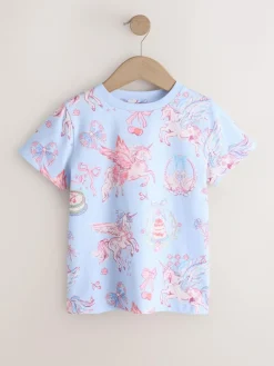 Next Blue Unicorn T-Shirt (3-16yrs)^ Nightwear|T-Shirts