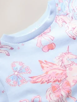 Next Blue Unicorn T-Shirt (3-16yrs)^ Nightwear|T-Shirts