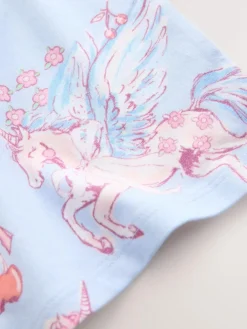 Next Blue Unicorn T-Shirt (3-16yrs)^ Nightwear|T-Shirts