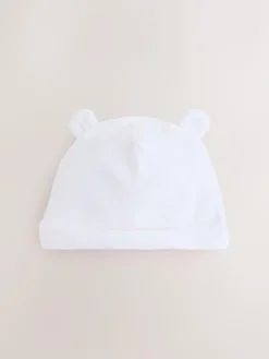 Next Blue Velour Baby Beanies 2 Pack (0-12mths)^BOY Hats & Scratch Mitts|Newborn Accessories