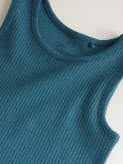 Next Blue Vest Baby Bodysuits 5 Pack^BOY Bodysuits & Vests|Vests