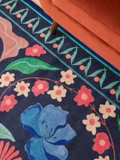 Discount Next Blue Washable Bettie Floral Rug