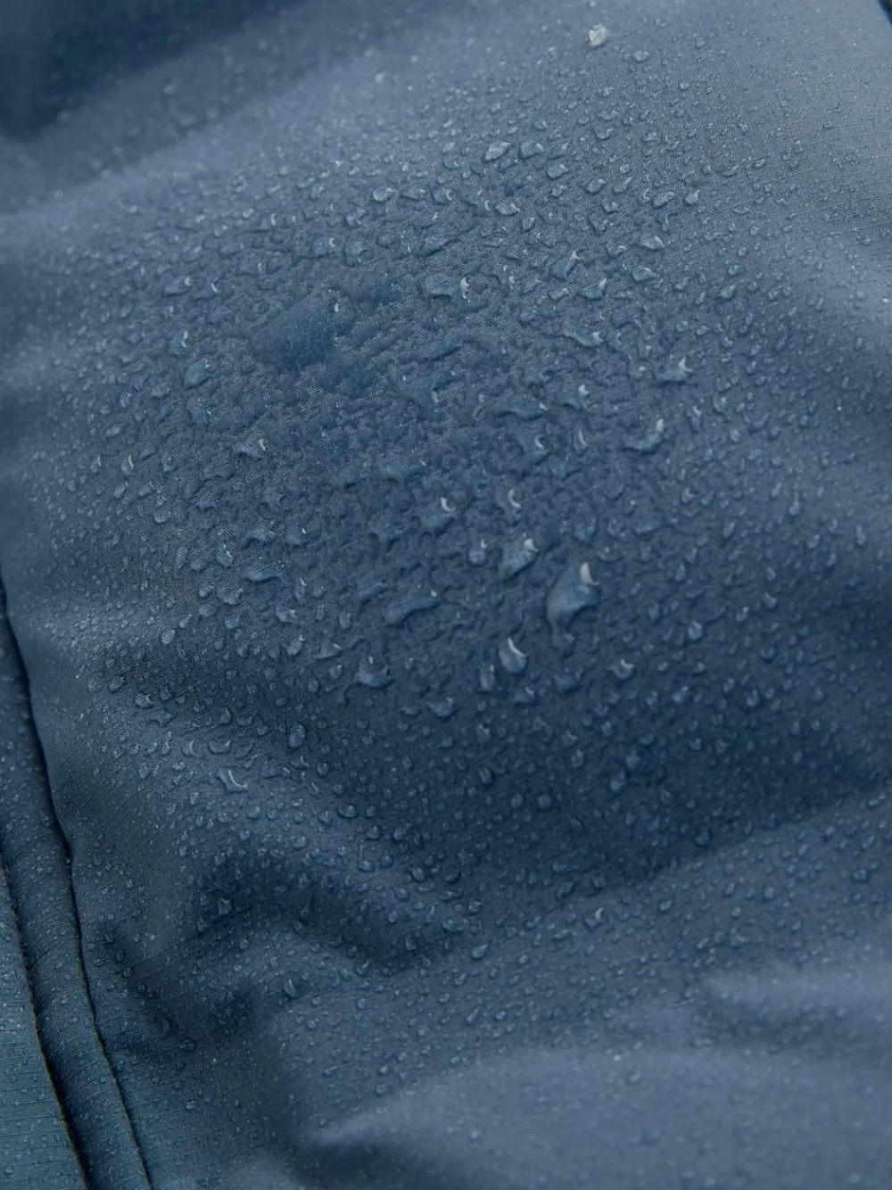 Best Next Waterproof Long Line Fleece Lined Puffer Coat (3-17yrs) Blue