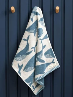 Hot Next Blue Whale 100% Cotton Towel