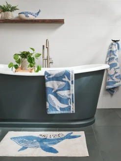 Hot Next Blue Whale 100% Cotton Towel