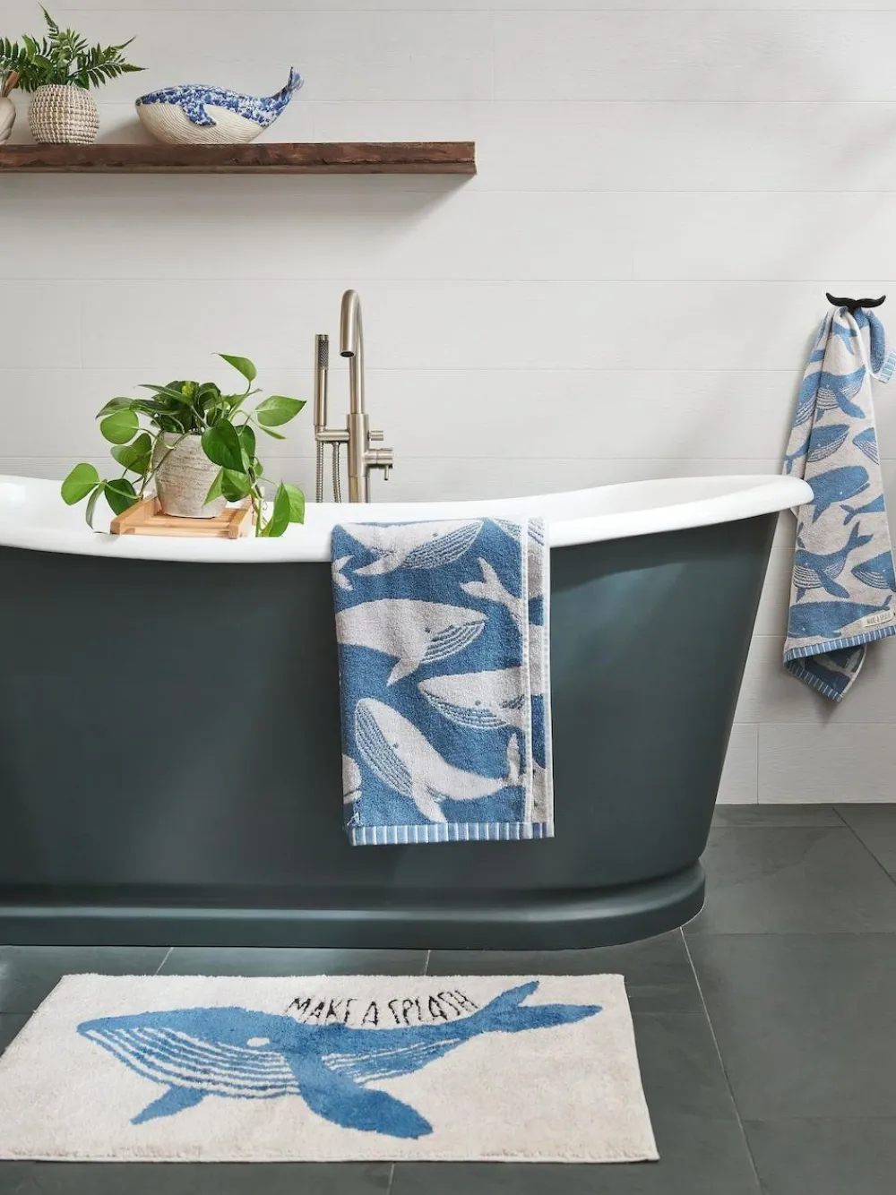 Hot Next Blue Whale 100% Cotton Towel