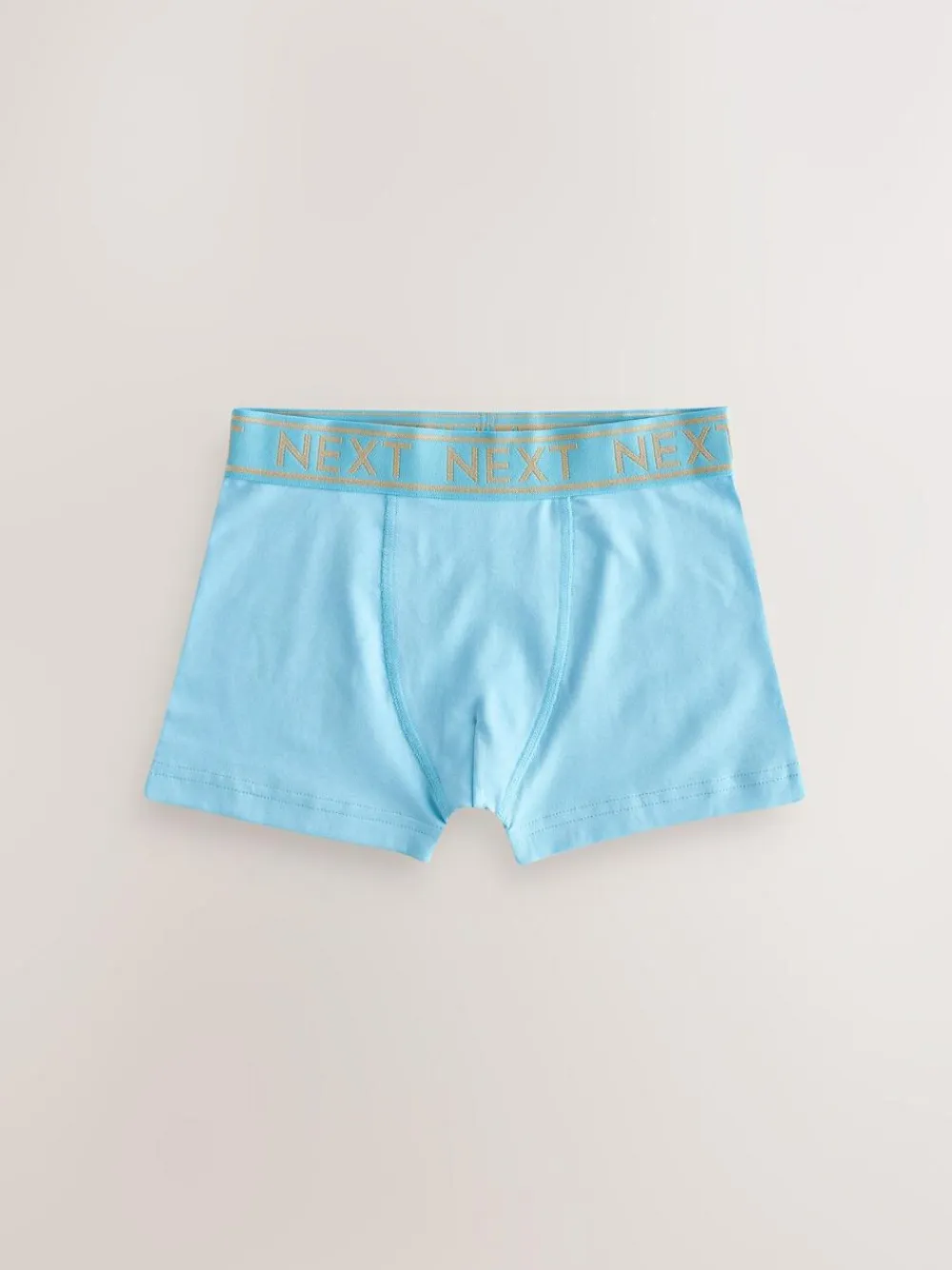 Outlet Next Blue with Gold Waistband Trunks 7 Pack (2-16yrs)