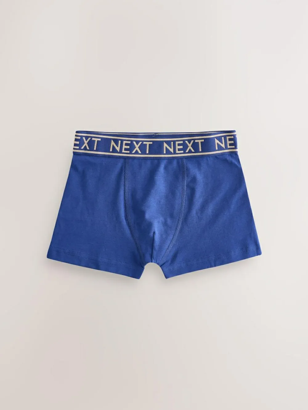 Outlet Next Blue with Gold Waistband Trunks 7 Pack (2-16yrs)