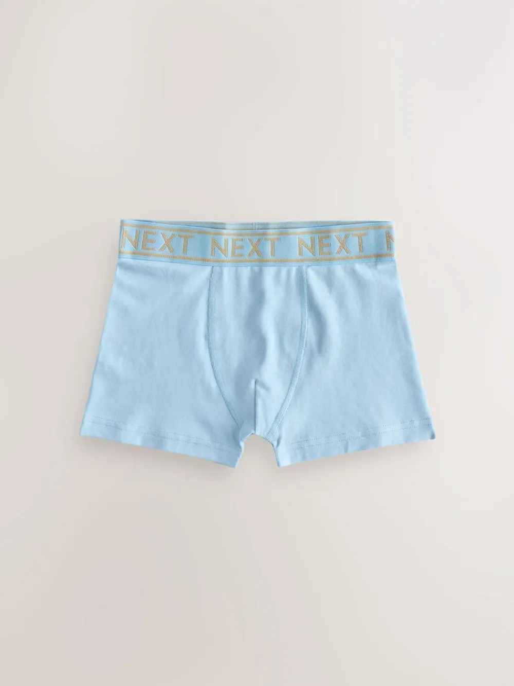 Outlet Next Blue with Gold Waistband Trunks 7 Pack (2-16yrs)