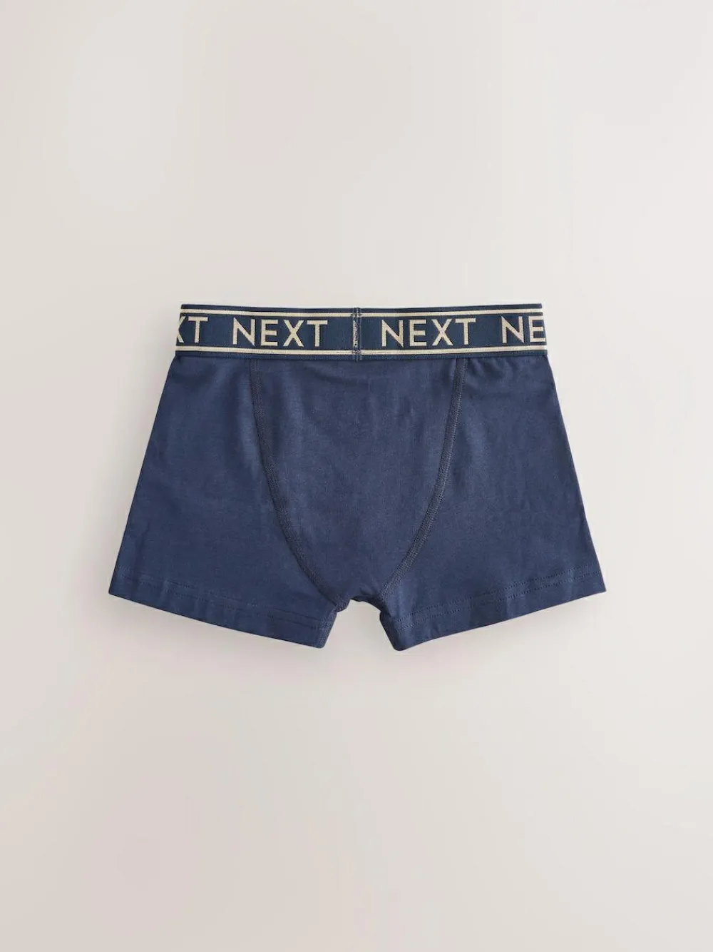Outlet Next Blue with Gold Waistband Trunks 7 Pack (2-16yrs)