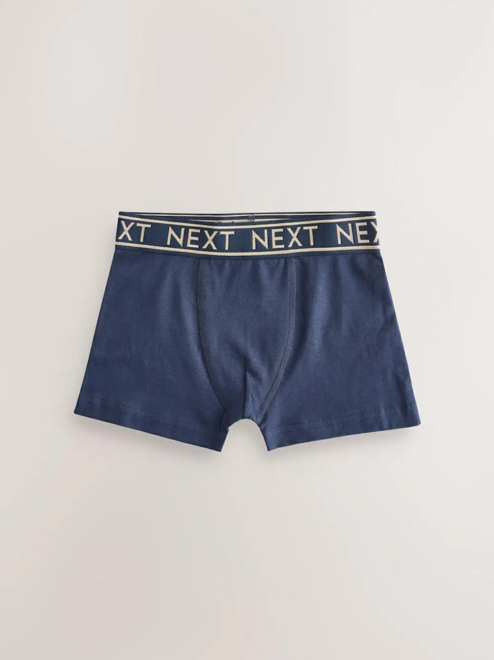Outlet Next Blue with Gold Waistband Trunks 7 Pack (2-16yrs)