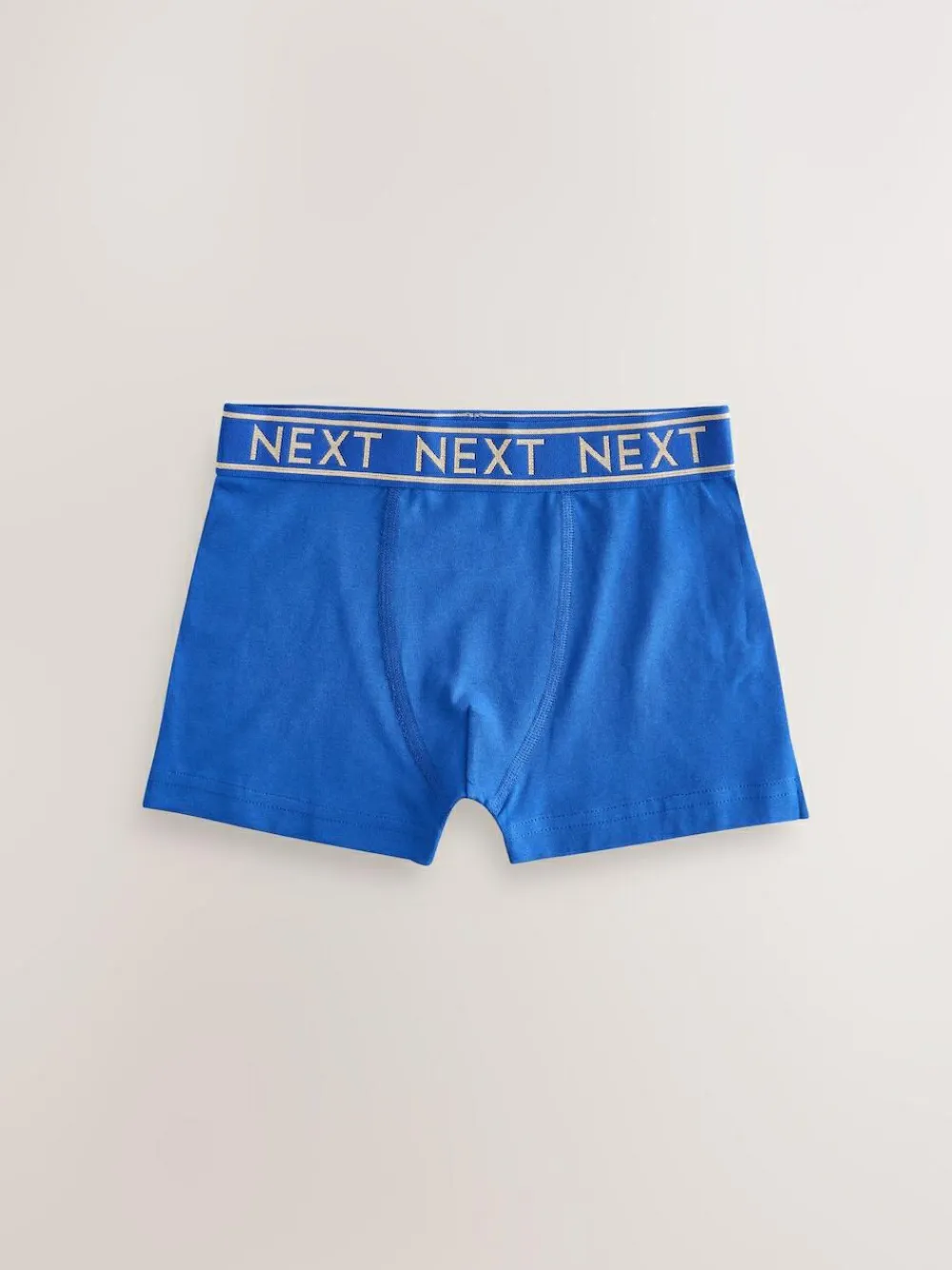 Outlet Next Blue with Gold Waistband Trunks 7 Pack (2-16yrs)