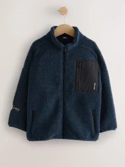 Sale Next Zip Through Fleece (3-16yrs) Blue