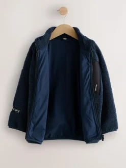 Sale Next Zip Through Fleece (3-16yrs) Blue