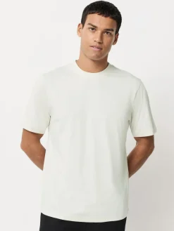 Clearance Next Blue/Black/Orange/Green/Grey/Ecru White Regular Fit Essential Cotton T-Shirts 6 Pack